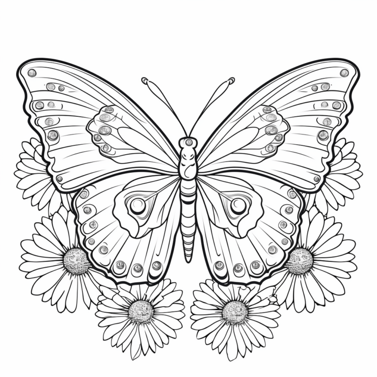 Schmetterling Ausmalbilder Happycoloring Net