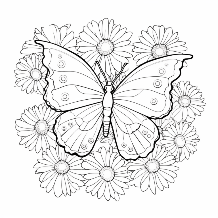 Schmetterling Ausmalbilder Happycoloring Net