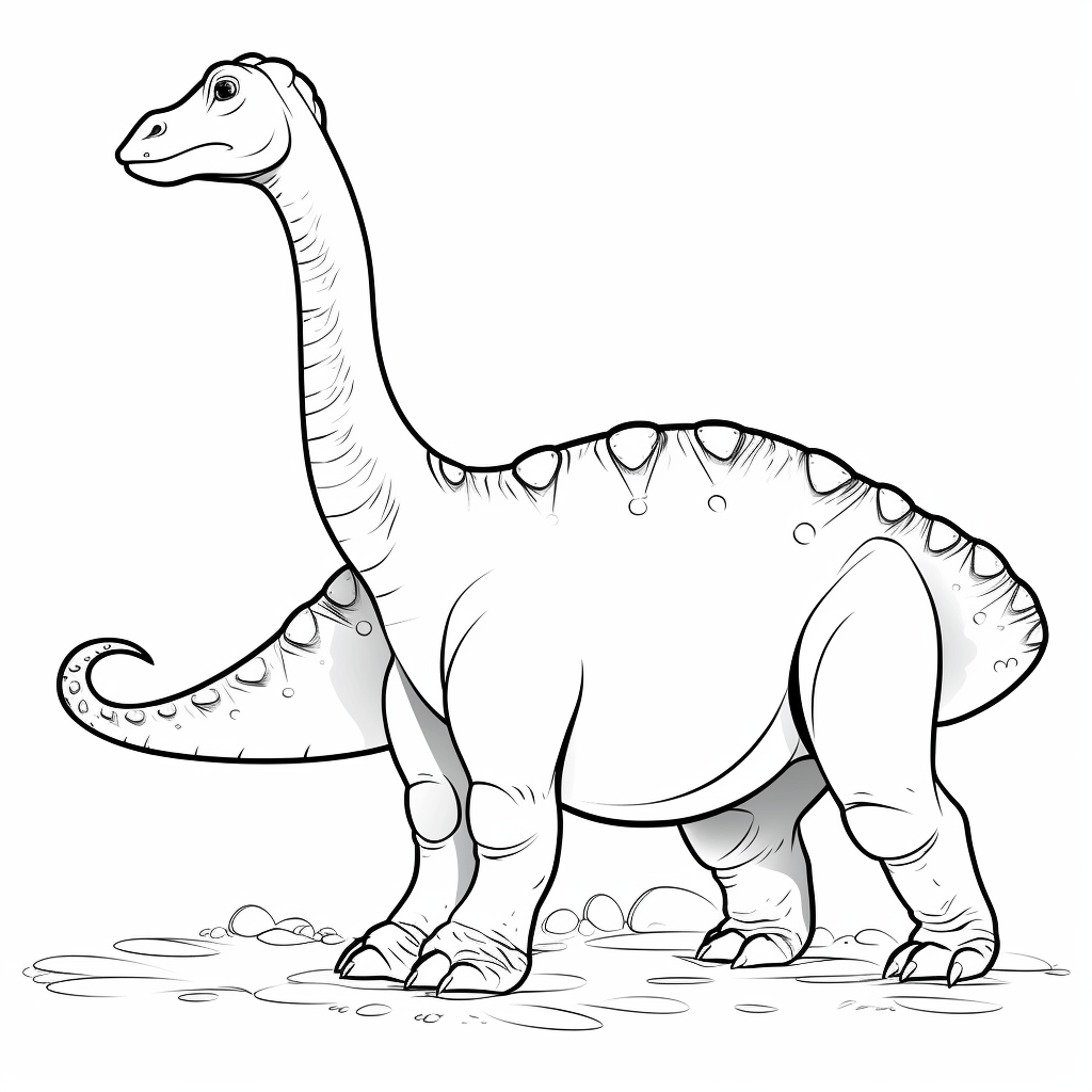 Fantasie-Apatosaurus mit Flügeln Ausmalbild und Malvorlage