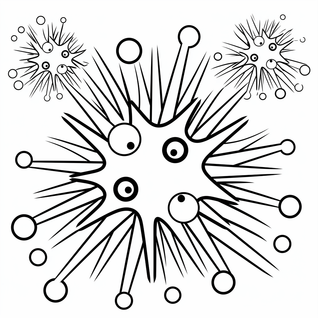 Augäpfel-Rochen Ausmalbild und Malvorlage