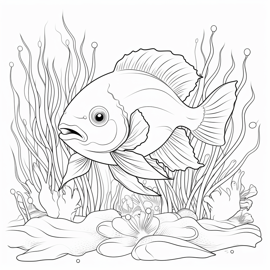 Clownfisch und Krabbe Ausmalbild und Malvorlage