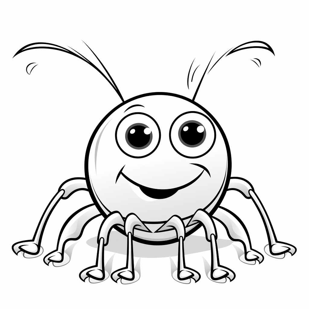 Glückliche Zecke Ausmalbild und Malvorlage