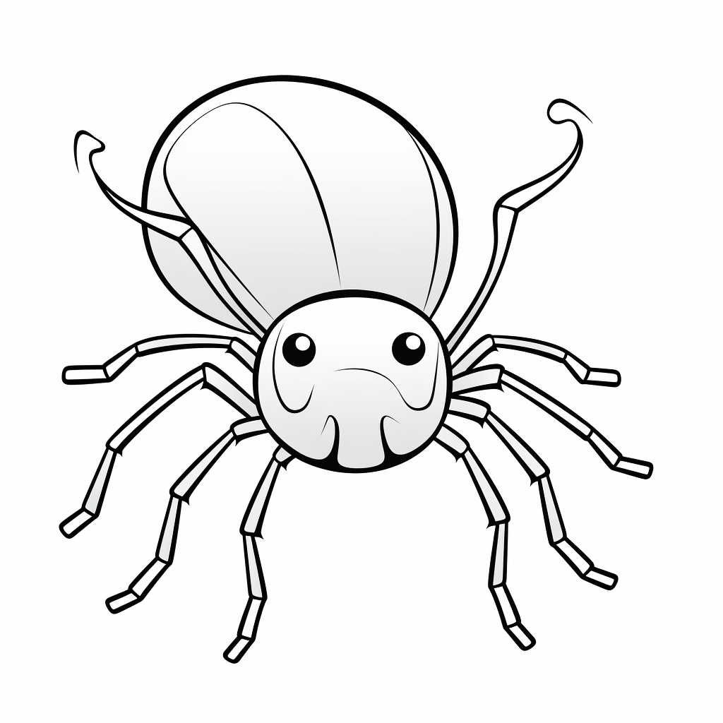Liebenswerte Zecke Ausmalbild und Malvorlage