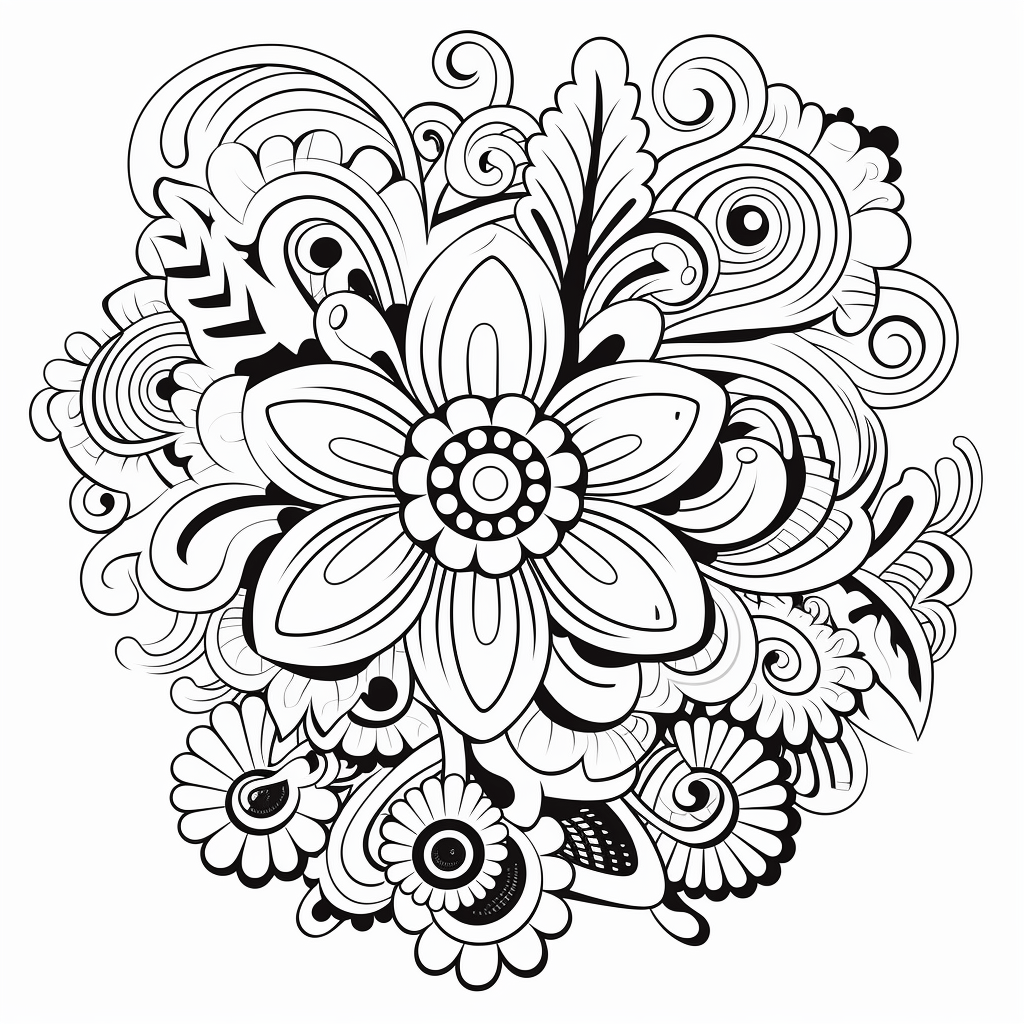 Lila Krake Ausmalbild und Malvorlage