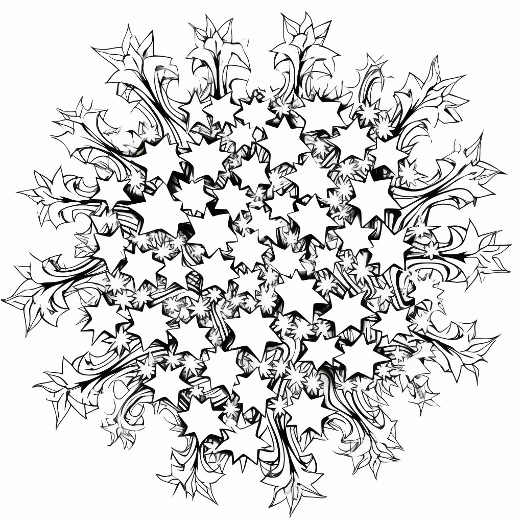 Star im Schwarm Ausmalbild und Malvorlage